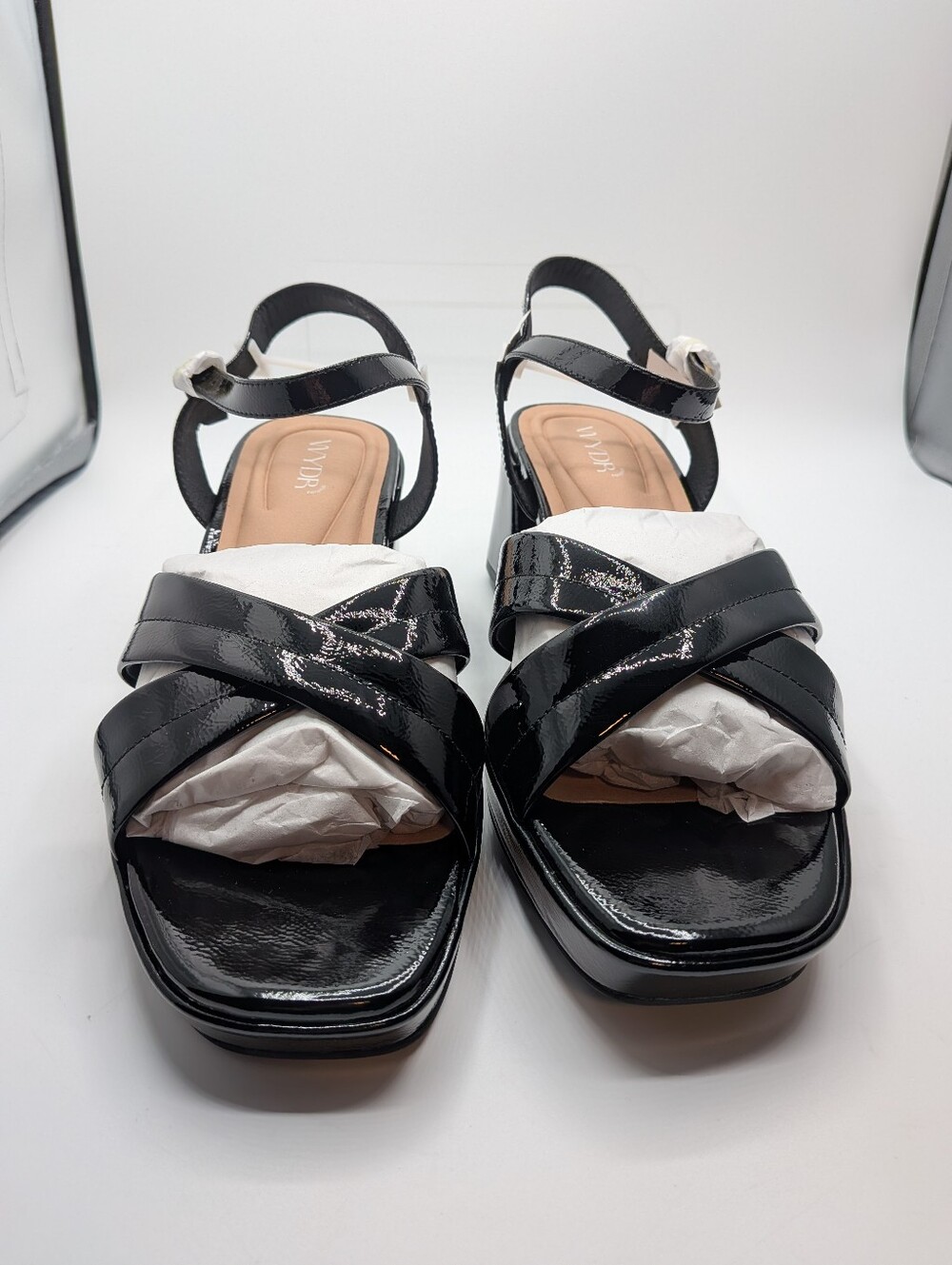 Donna Platform Sandals -10WW - Picture 3 of 14